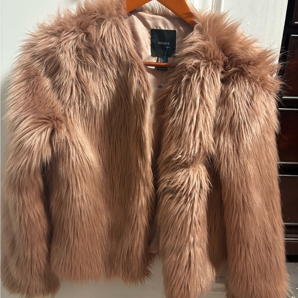 Forever 21 Pink Teddy Jacket
